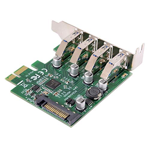 chenyang U3-101 CY Low Profile 4 Ports PCI-E to USB 3.0 HUB PCI Express Expansion Card Adapter 5Gbps for Motherboard