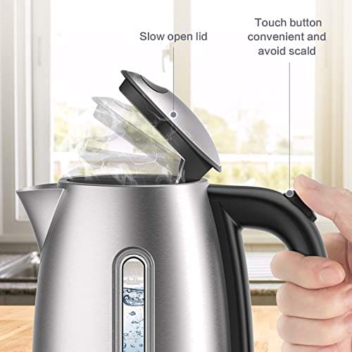 Smart Kettle by WeeKett - voice control with Amazon Alexa, Google & Siri, Variable Temperature Control, Keep Warm, Stainless Steel, BPA Free, Energy Efficient, 2200W, 1.7L