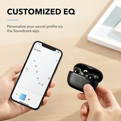 soundcore by Anker P3i Hybrid Active Noise Cancelling Earbuds, Wireless Earbuds with 4 Mics, AI-Enhanced Calls, 10mm Drivers, Powerful Sound, App for Custom EQ, 36H Playtime, Fast Charging