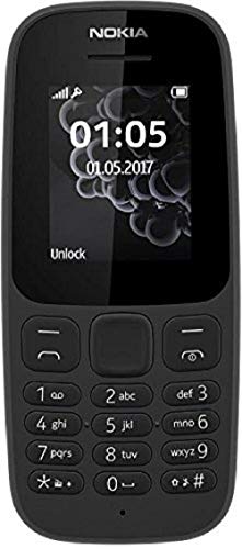 Nokia 105 Single SIM Mobile Phone (2017 Edition) - Black