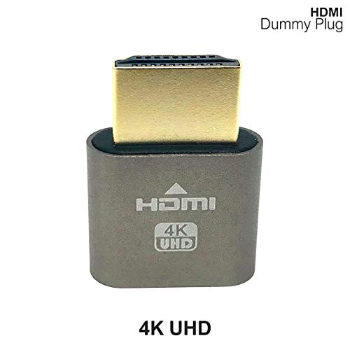 KamKorda 4K HDMI Dummy Plug Adapter HDMI Modulator Headless Ghost BTC Crypto Mining Miner Emulator for Monitors