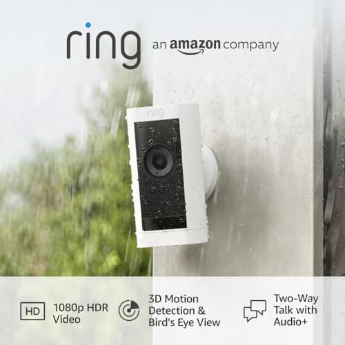 Introducing Ring Stick Up Cam Pro Battery by Amazon | Wireless Security Camera with 1080p HDR Video, 3D Motion Detection, alternative to CCTV | 30-day free trial of Ring Protect