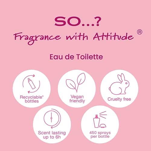 So…? Trio Three For Me Womens Eau de Toilette Perfume Gift Set, Travel Size Perfume for Women (3x15ml)