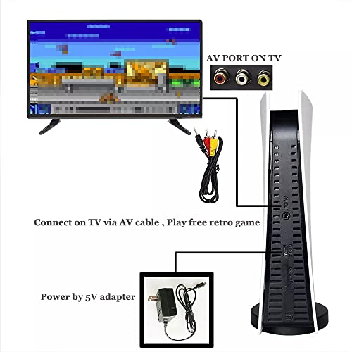 Retro Games Console With Game Station, Built In 200 Retro Games, Retro Game Console With Dual Wired Usb Controller, Retro Games Console For Tv, Game Consoles For Kids And Adults, White For EU