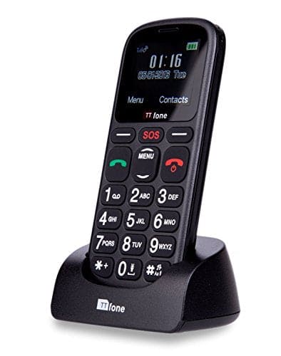 TTfone Comet Big Button Basic Simple Easy to Use Pay As You Go Emergency Mobile Phone (O2 PAYG)