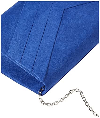 SWANKYSWANS Women's Samantha Clutch Bag, Royal Blue, One Size