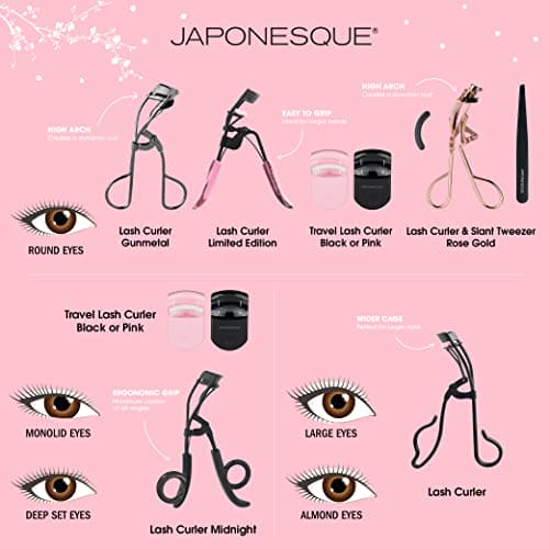 JAPONESQUE Go Curl Eyelash Curler, Black