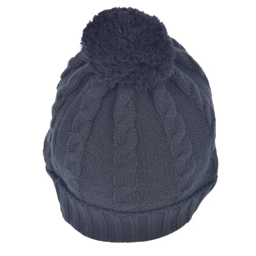 Knitted Beanie Hat - Grey