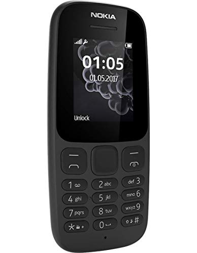 Nokia 105 Single SIM Mobile Phone (2017 Edition) - Black