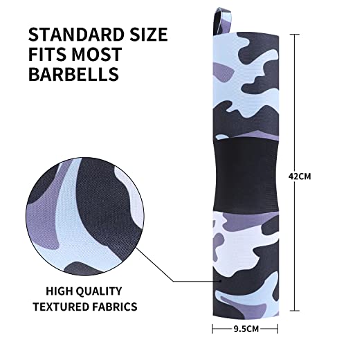 PROIRON Barbell Squat Pad, Royal Navy Style, Barbell Pad for Hip Thrusts Squats Weight Lifting Neck and Shoulder Gym Bar Pads, Thick Foam Barbell Cushion, Olympic Bar Cover