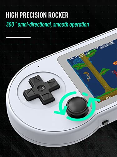 Retro Games Console, Handheld Games Built-in 6000 Retro Games, 3 inch IPS Screen, 7 Emulators FC/SFC/MD/GB/GBC/GBA/MAME, Portable Handheld Games Console Gift for Kids Adults