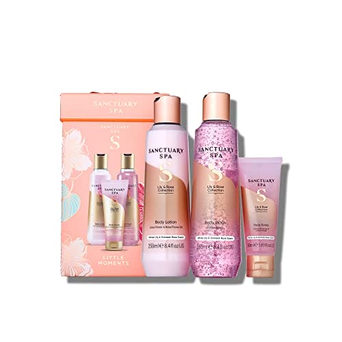 Sanctuary Spa Little Moments gift Set 550 ml, Vegan Beauty gift, gifts For Women, gift For Her, Birthday gift