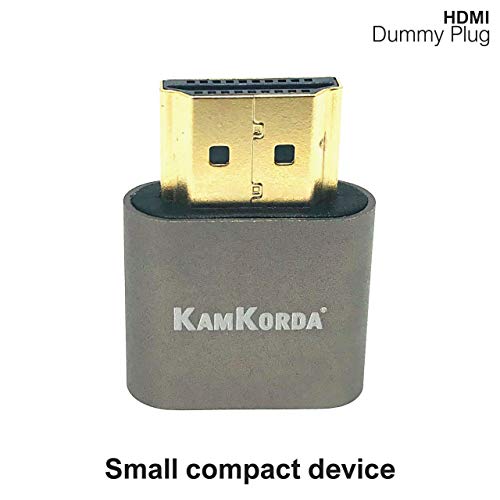 KamKorda 4K HDMI Dummy Plug Adapter HDMI Modulator Headless Ghost BTC Crypto Mining Miner Emulator for Monitors