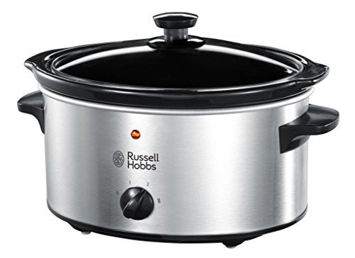 Russell Hobbs Slow Cooker 23200, 3.5 L - Stainless Steel Silver