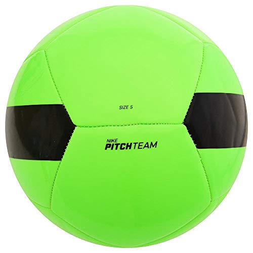 Nike NK Pitch TEAM Ball, Unisex, Green (Electric Green/Black), 5, 1 piece