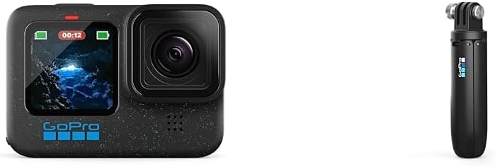 GoPro HERO12 Black - Waterproof Action Camera with 5.3K60 Ultra HD Video, 27MP Photos, HDR, 1/1.9" Image Sensor, Live Streaming, Webcam, Stabilization