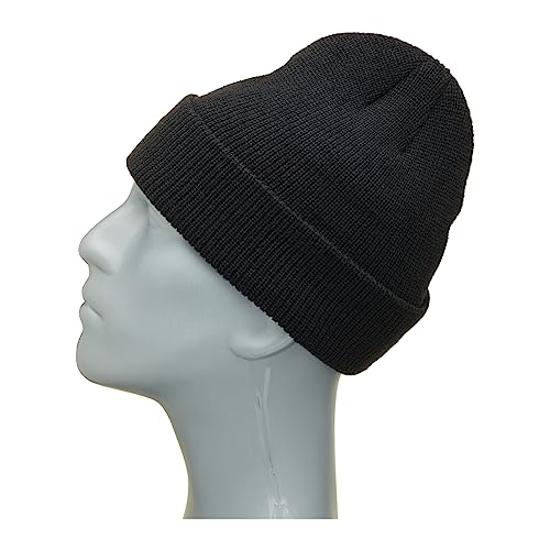 Blackrock HEAT Thermal Beanie Hat for Mens, Womens, Winter Black Beanie, Warm, Heated Clothing, Wooly Hats for Hiking, Ski, Fleece, Unisex One Size