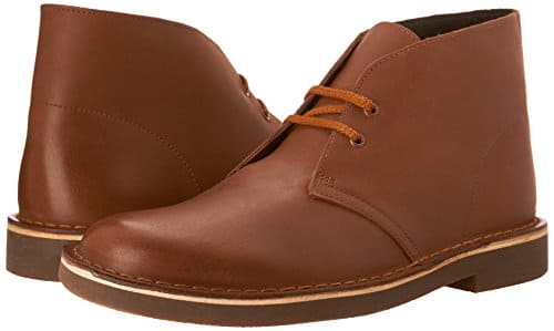 Clarks Men's Bushacre 2 Chukka Boot, Taupe Distressed Suede, 9 UK