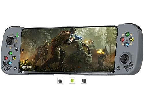 Joso Mobile Game Controller for Android, iPhone, PC with M1/M2 Programmable, Phone Controller for iPhone 14, 13, 12, 11, Samsung Galaxy, Xiaomi, OPPO, Realme, Call of Duty, Genshin Impact & More