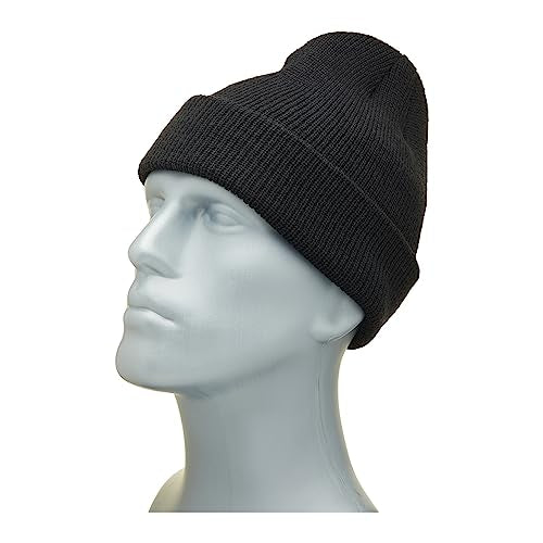 Blackrock HEAT Thermal Beanie Hat for Mens, Womens, Winter Black Beanie, Warm, Heated Clothing, Wooly Hats for Hiking, Ski, Fleece, Unisex One Size