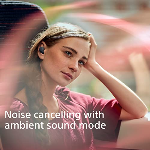 Sony LinkBuds S Truly Wireless Noise Cancelling Headphones - Multipoint connection - Ultra light for All-day Comfort with Crystal clear call quality - Up to 20 hours battery life - Black