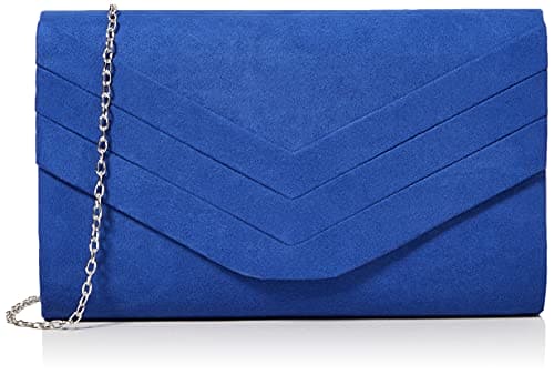 SWANKYSWANS Women's Samantha Clutch Bag, Royal Blue, One Size