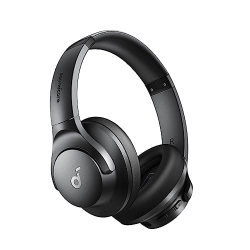 soundcore by Anker Q20i Hybrid Active Noise Cancelling Headphones - Comfortable Fit, Sound, Large Bass, App Customization, Long Playtime, Ideal for Home Use, Gym, Travel