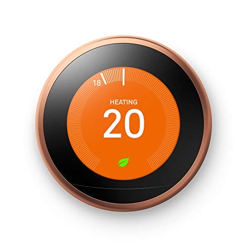 Google Nest Learning Thermostat 3rd Generation, Copper - Smart Thermostat - A Brighter Way To Save Energy