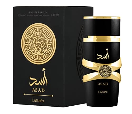 Lattafa Asad Premium Perfume Refreshing Oud and Musk Fragrances Eau De Parfum 100 ml Perfume for Unisex (Pack of 1), 100 ml (Pack of 1)