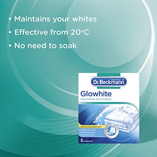 Dr. Beckmann Glowhite Powder with Stain Remover, 3 Sachets