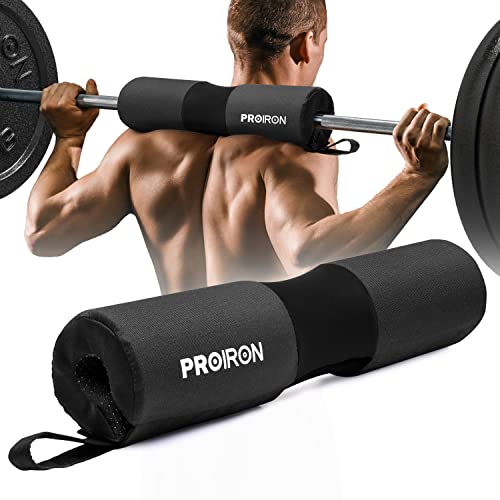 PROIRON Barbell Squat Pad for Hip Thrusts Squats Weight Lifting Neck and Shoulder Gym Bar Pads, Thick Foam Barbell Cushion, Olympic Bar Cover