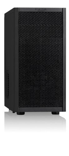 Fractal Design Core 1000 USB 3 - Mini Tower Computer Case - mATX - High Airflow And Cooling - 1x 120mm Silent Fan Included - Brushed Aluminium - Black