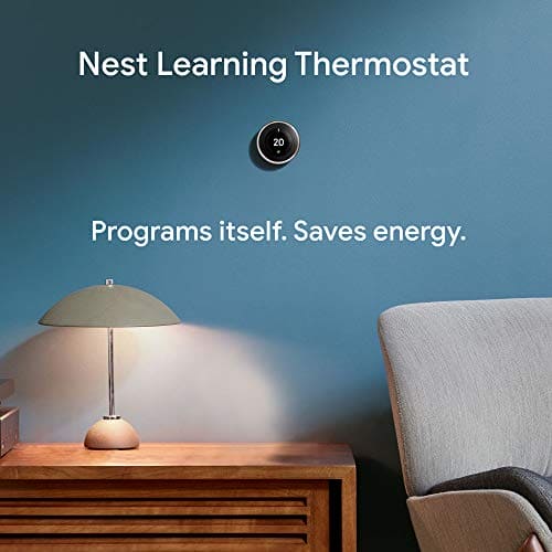 Google Nest Learning Thermostat 3rd Generation, Copper - Smart Thermostat - A Brighter Way To Save Energy