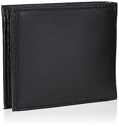 Tommy Hilfiger Men's Leather Stockon Coin Passcase, Bifold,Compact,Slim