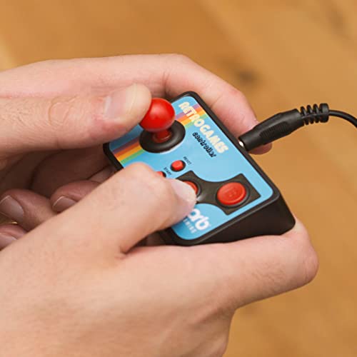 Plug and Play Retro TV Games Controller Console, 200 Built In Games, 8-Way Joystick & 2 Buttons, for Adults & Kids - ThumbsUp!