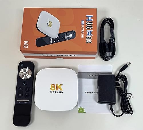 H96 Max M2 Android 13.0 TV Box RK3528 4G 64G WiFi6 BT5.0 100M LAN Support H.265 8K UHD 4K 60fps Set Top TV Box