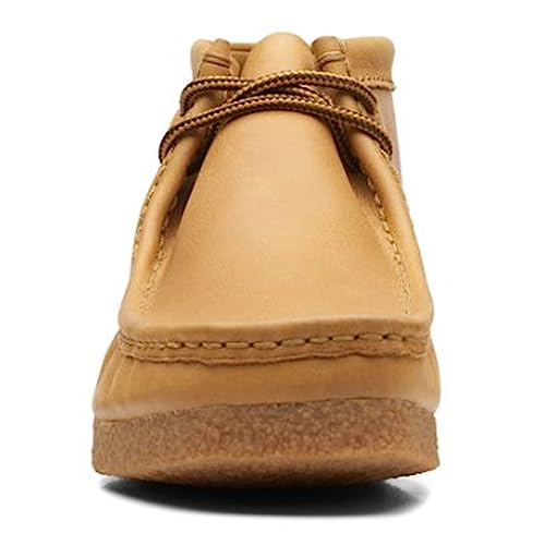 Clarks Shacre Wallabee Boot, mens Chukka, Dark Sand Suede, 8 UK (42 EU)