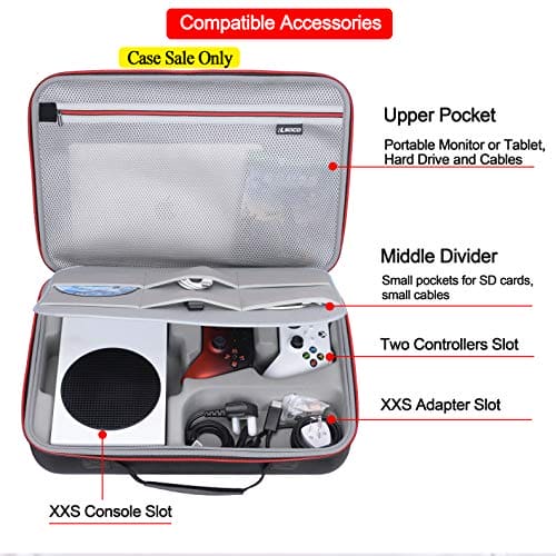 RLSOCO Carrying Case for Xbox Series S Console and Accessories(Case Only)