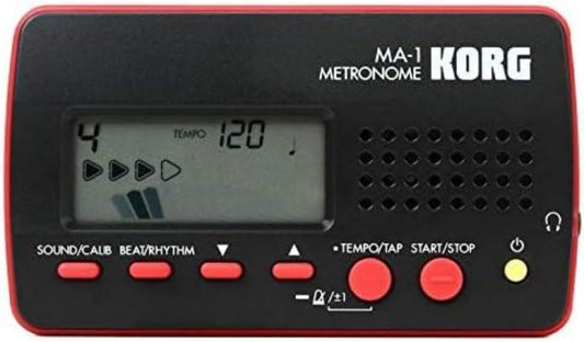 Korg - MA2-BLBK LCD Pocket Digital Metronome - Black & Blue