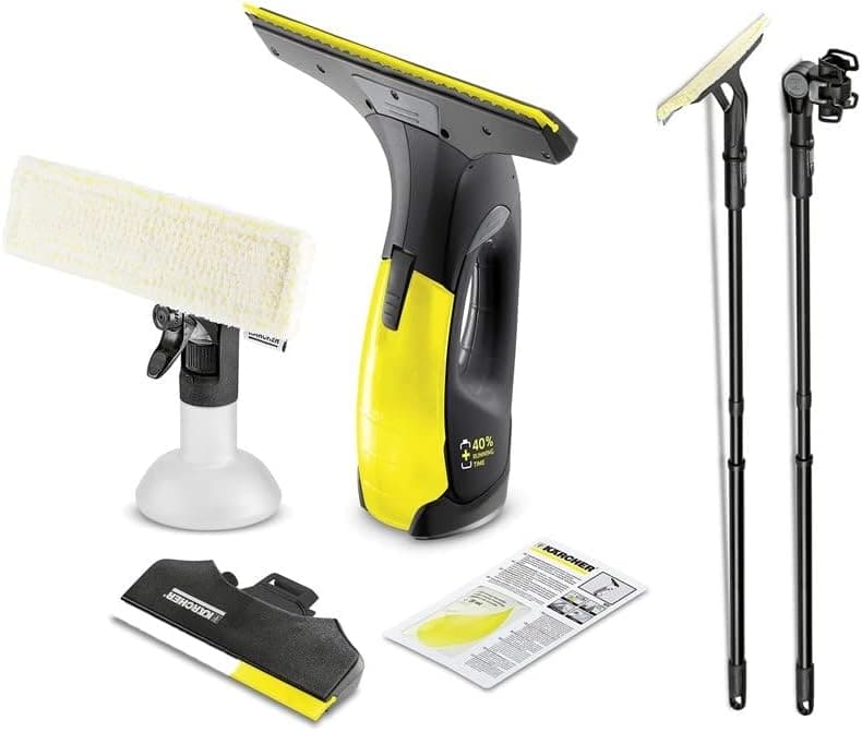 Kärcher 16332220 WV 6 Plus N Window Vac, 10 W, 240 V, Yellow/Black