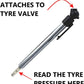 AA Tyre Safety Kit for Cars AA1146 - 2 Gauges for Tread Depth and Tyre Pressure Plus 4 Dust Caps