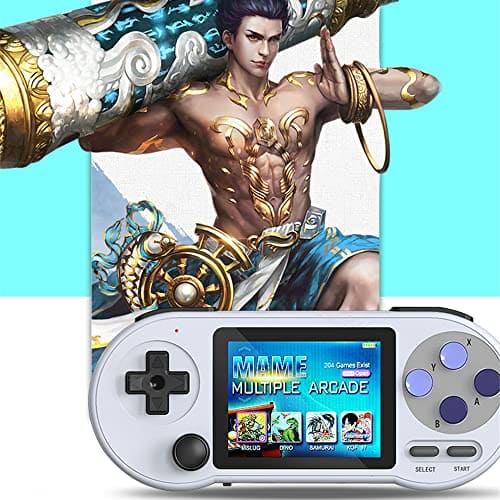 SF2000 Retro Games Console With 6000+ Games, 3.0 Inch Screen 2.4G Wireless Retro Games Console For TV, High Precision Control Game Consoles, Seven Emulators, Gift For Adults And Kids(2 Players)