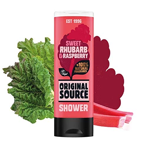 Original Source Shower Gel Set 4 x 250ml NEW Fragrance Fresh Sea Salt & Samphire, Sweet Rhubarb and Raspberry, Zingy Lime and Tropical Coconut & Shea Butter