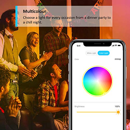 Tapo Smart Bulb, Smart WiFi LED Light, B22, 8.3W, Works with Amazon Alexa(Echo and Echo Dot) and Google Home, Colour-Changeable, No Hub Required (Tapo L530B) [Energy Class F], Multicolor