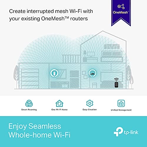 TP-Link AC1900 Gigabit Mesh Wi-Fi Range Extender/Wi-Fi Booster/Wi-Fi Repeater, 3 External Antennas, Intelligent Signal Light, Power Schedule, LED Control, Tether APP, Easy Setup, UK Plug (RE550)