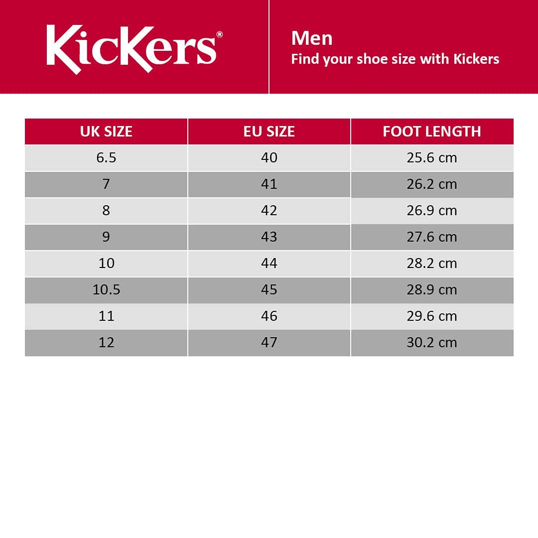 Kickers Men's Kick Hi Classic Ankle Boots, Extra Comfortable, Added Durability, Premium Quality, Blue Navy White, 10.5 UK