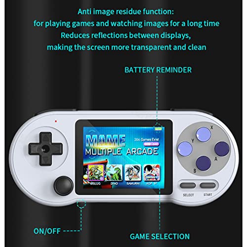 SF2000 Retro Games Console With 6000+ Games, 3.0 Inch Screen 2.4G Wireless Retro Games Console For TV, High Precision Control Game Consoles, Seven Emulators, Gift For Adults And Kids(2 Players)