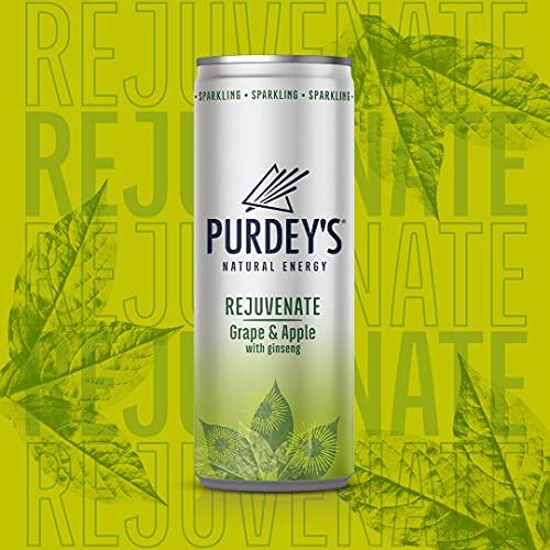 Purdey’s Rejuvenate Natural Energy Drink 12 x 250 ml Cans