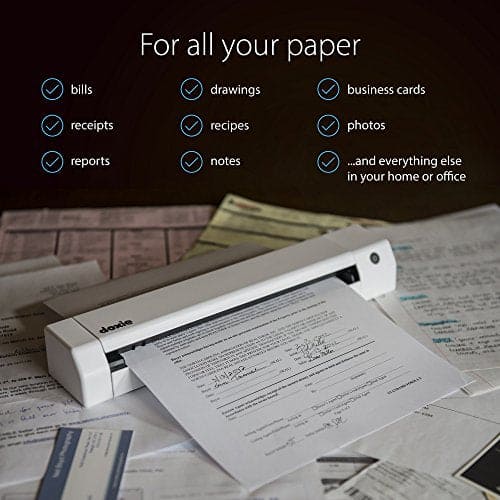 Doxie Go SE Wi-Fi - Simplify Going Paperless With The First Easy-to-Use Wireless Document & Photo Scanner with Portable Scanning, Unlimited Searchable Documents & Seamless Software for Mac, PC, & iOS