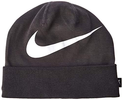 NIKE Unisex U Nk Beanie Gfa Team Hat, anthracite/(white), One Size UK